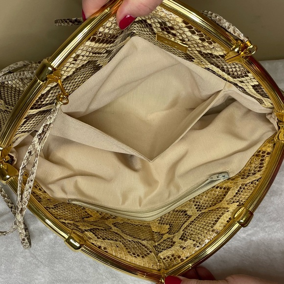 Vintage Judith Leiber Snakeskin Handbag - Picture 8 of 13